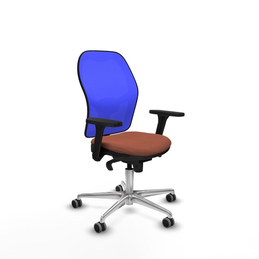 Office Chair Piqueras y Crespo 3D086G0 Blue Brown