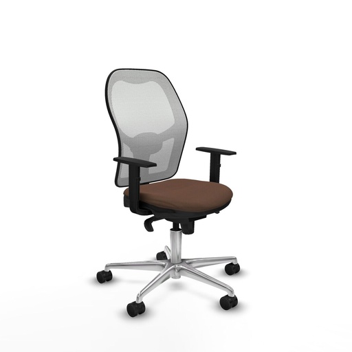 Office Chair Piqueras y Crespo 1D086N0 White Dark brown