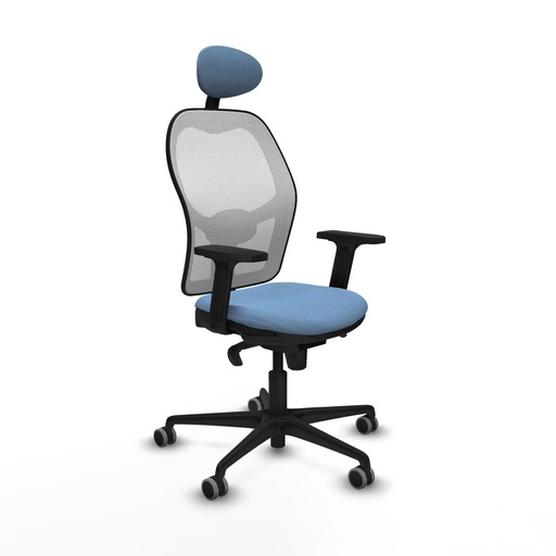 Office Chair with Headrest Piqueras y Crespo 2D036G1 Sky blue
