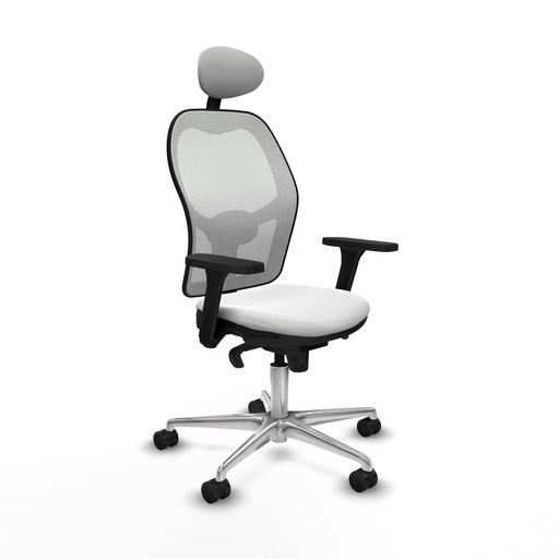 Office Chair with Headrest Piqueras y Crespo 3D086N1 White