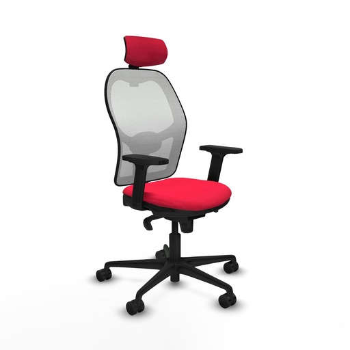 Office Chair with Headrest Piqueras y Crespo 2D036N2 Red