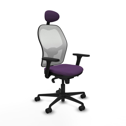 Office Chair with Headrest Piqueras y Crespo 3D036N1 Purple