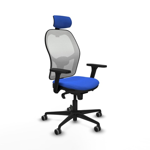 Office Chair with Headrest Piqueras y Crespo 3D036G2 Blue
