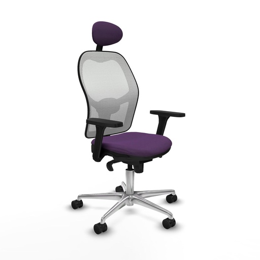 Office Chair with Headrest Piqueras y Crespo 3D086N1 Purple