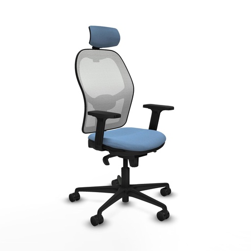 Office Chair with Headrest Piqueras y Crespo 2D036N2 Sky blue