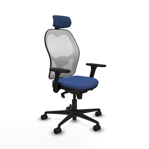 Office Chair with Headrest Piqueras y Crespo 3D036N2 Navy Blue