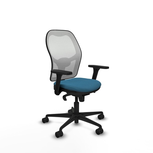 Office Chair Piqueras y Crespo 3D036N0 White Petroleum green