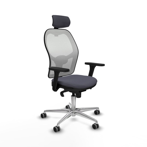 Office Chair with Headrest Piqueras y Crespo 3D086G2 Dark grey