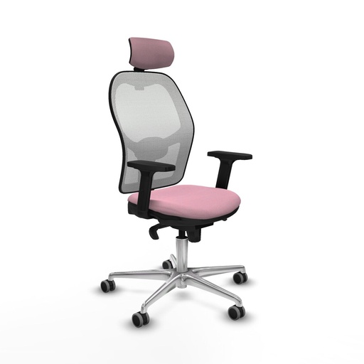 Office Chair with Headrest Piqueras y Crespo 2D086G2 Pink