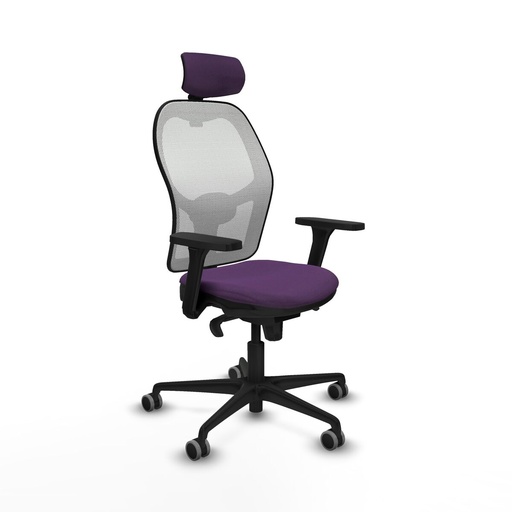 Office Chair with Headrest Piqueras y Crespo 3D036G2 Purple