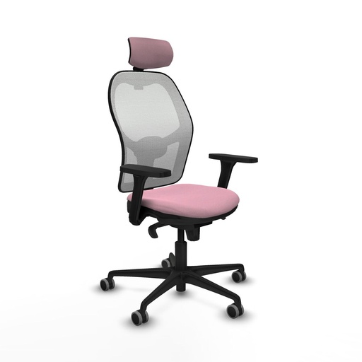 Office Chair with Headrest Piqueras y Crespo 3D036G2 Pink