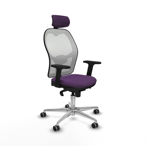 Office Chair with Headrest Piqueras y Crespo 2D086G2 Purple