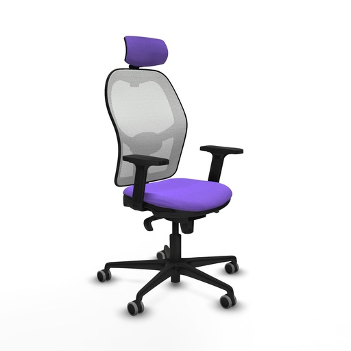 Office Chair with Headrest Piqueras y Crespo 2D036G2 Lilac