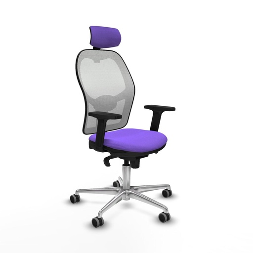 Office Chair with Headrest Piqueras y Crespo 2D086G2 Lilac