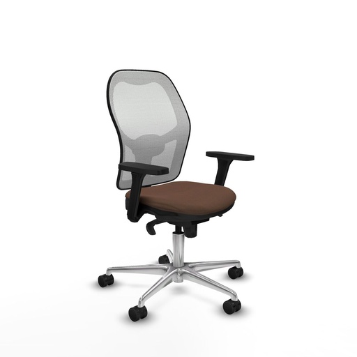Office Chair Piqueras y Crespo 3D086N0 White Dark brown
