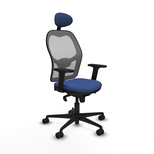 Office Chair with Headrest Piqueras y Crespo 2D036N1 Navy Blue