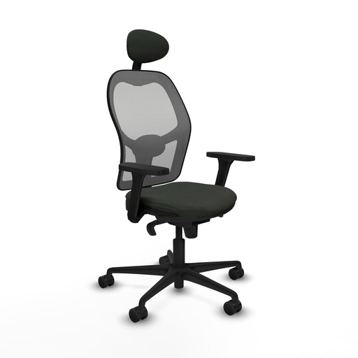 Office Chair with Headrest Piqueras y Crespo 3D036N1 Black