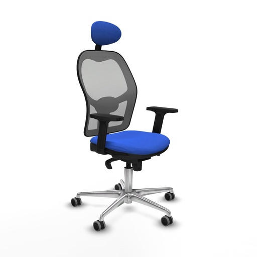 Office Chair with Headrest Piqueras y Crespo 2D086G1 Blue