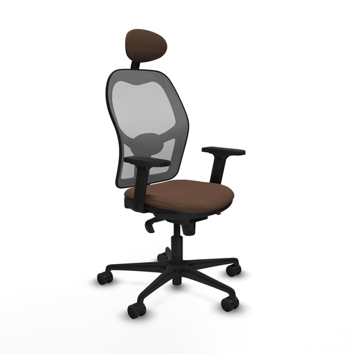 Office Chair with Headrest Piqueras y Crespo 2D036N1 Grey Dark brown