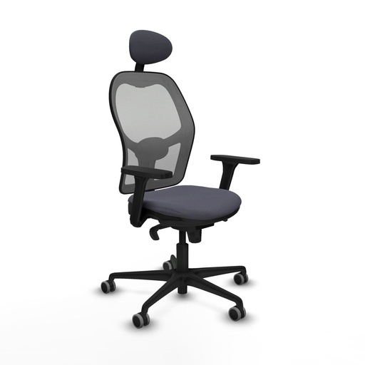 Office Chair with Headrest Piqueras y Crespo 3D036G1 Dark grey