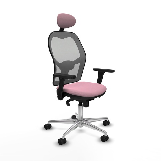 Silla de Oficina con Cabecero Piqueras y Crespo 3D086N1 Rosa