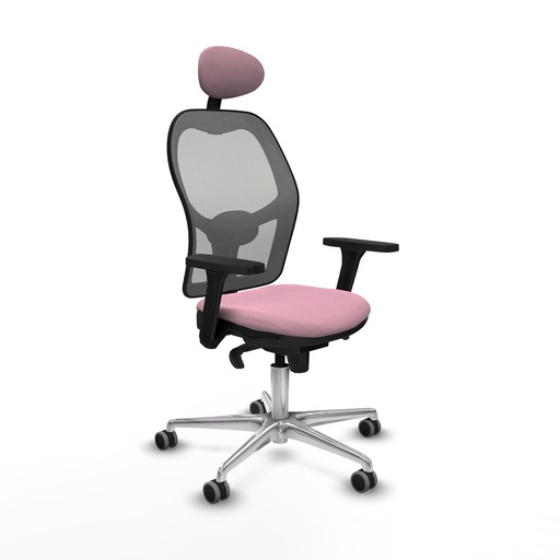Office Chair with Headrest Piqueras y Crespo 3D086G1 Pink