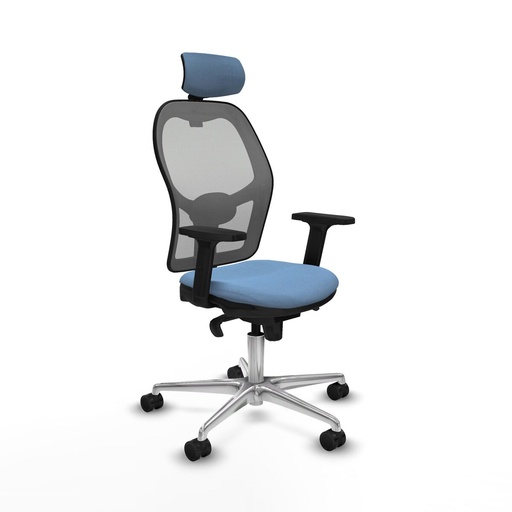 Office Chair with Headrest Piqueras y Crespo 2D086N2 Sky blue