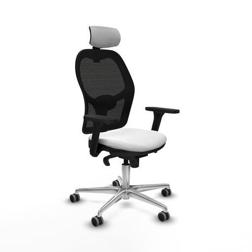 Office Chair with Headrest Piqueras y Crespo 3D086G2 White