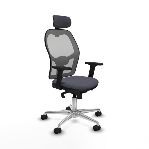 Office Chair with Headrest Piqueras y Crespo 2D086N2 Dark grey