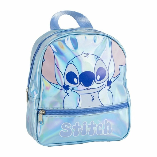 Mochila Escolar Stitch Azul