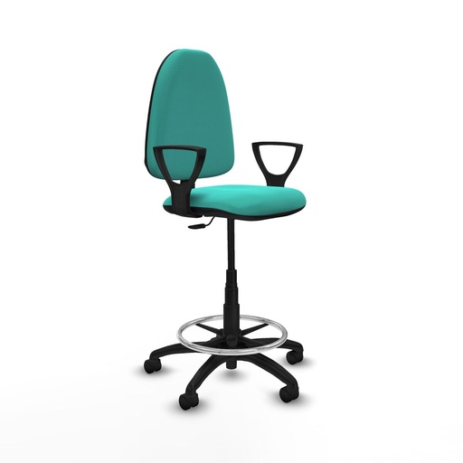 Office Chair Piqueras y Crespo BFN01RN Turquoise High