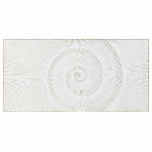 Headboard DKD Home Decor 160 x 3,5 x 80 cm Golden White MDF Wood