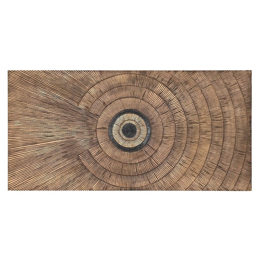 Headboard DKD Home Decor Golden Natural MDF Wood 180 x 3,5 x 90 cm 180,5 x 3,5 x 90,5 cm
