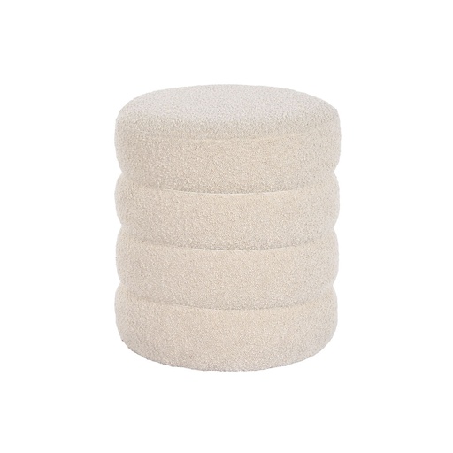 Reposapiés DKD Home Decor Blanco Madera MDF Moderno 43 x 43 x 47 cm