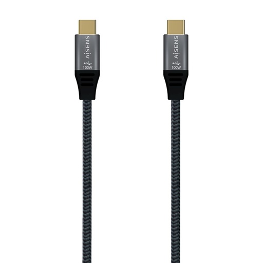 Cable USB-C Aisens A107-0634 2 m Gris (1 unidad)