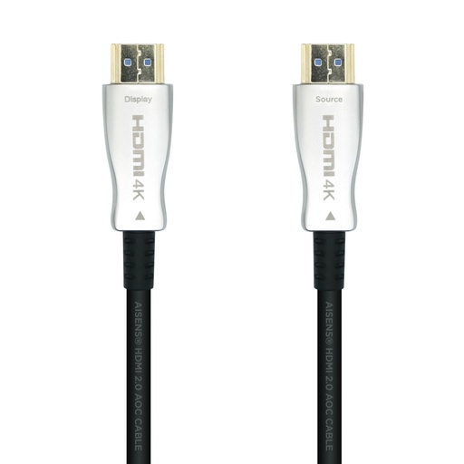 Cable HDMI Aisens A148-0378 Negro 20 m Alta velocidad Premium
