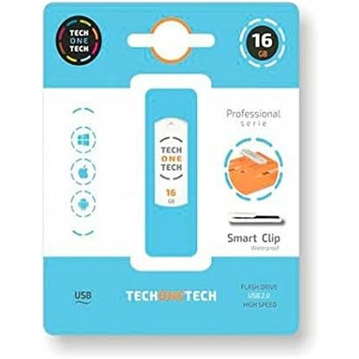 Memoria USB Tech One Tech Pro Smart Clip 16 GB