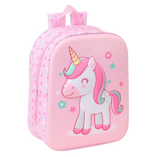 Child bag Safta Pink 22 x 27 x 10 cm 3D