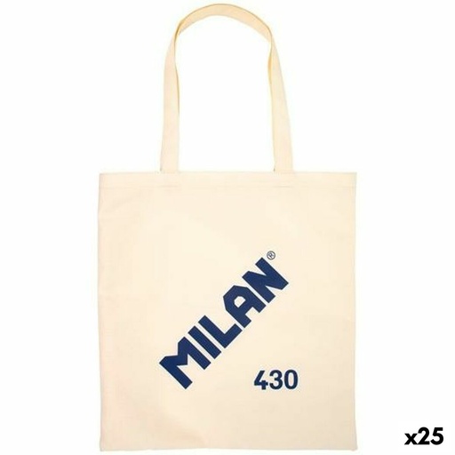 Bolsa de tela Milan 1918 Beige 41 x 38 x 0,5 cm (25 Unidades)