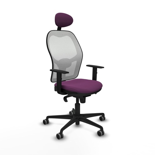 Silla de Oficina con Cabecero Jorquera Piqueras y Crespo 1D036G1 Morado