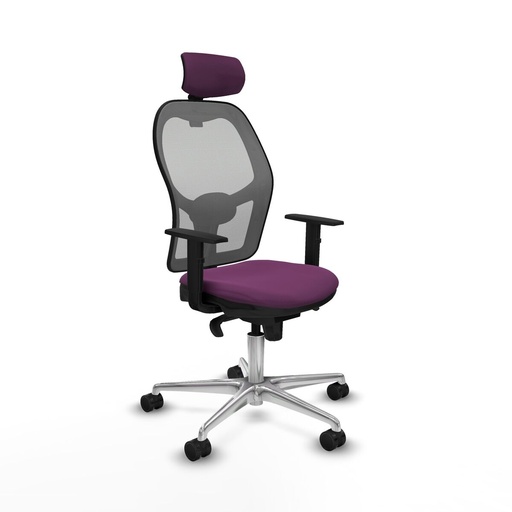 Office Chair with Headrest Jorquera Piqueras y Crespo 1D086N2 Purple