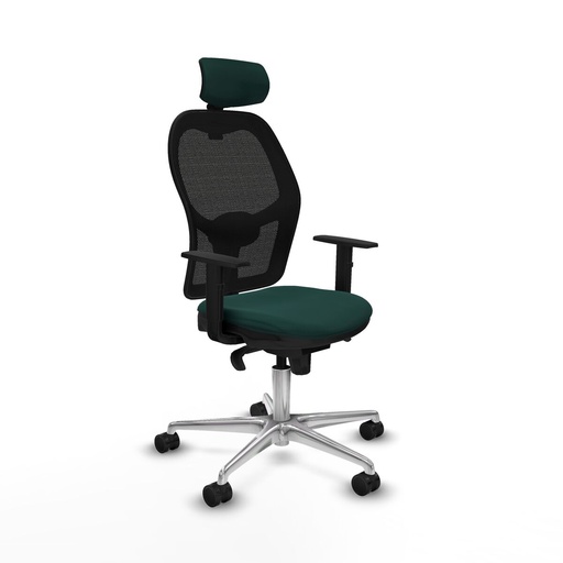 Office Chair with Headrest Jorquera Piqueras y Crespo 1D086N2 Green