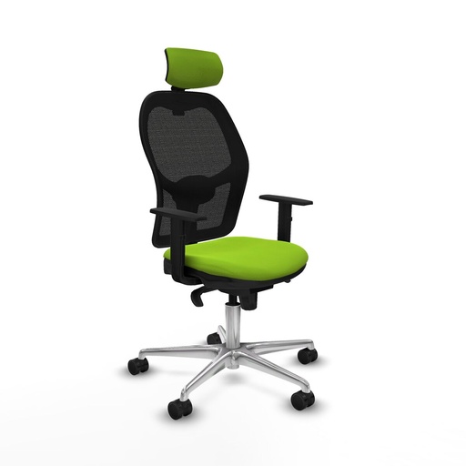 Office Chair with Headrest Jorquera Piqueras y Crespo 1D086N2 Pistachio