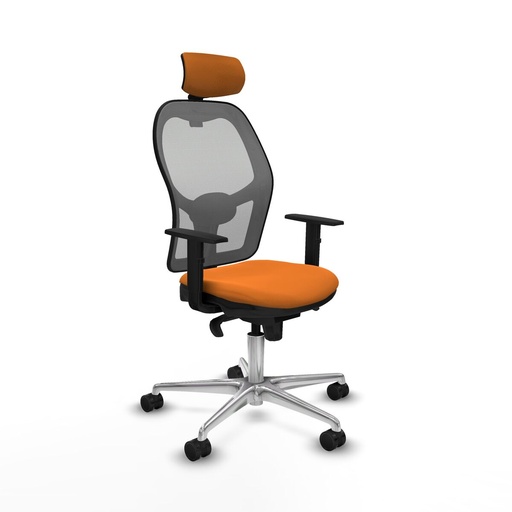 Silla de Oficina con Cabecero Jorquera Piqueras y Crespo 1D086N2 Naranja