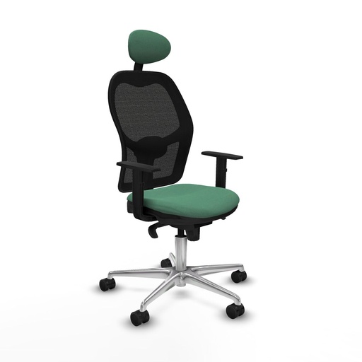 Office Chair with Headrest Jorquera Piqueras y Crespo 1D086N1 Emerald Green
