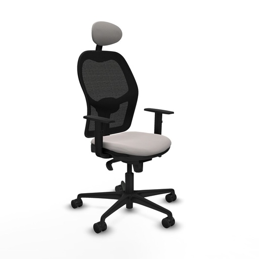 Office Chair with Headrest Jorquera Piqueras y Crespo 1D036N1 White