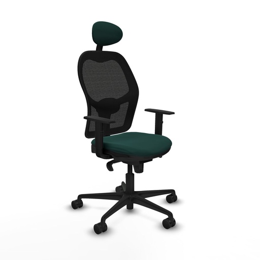 Silla de Oficina con Cabecero Jorquera Piqueras y Crespo 1D036N1 Verde