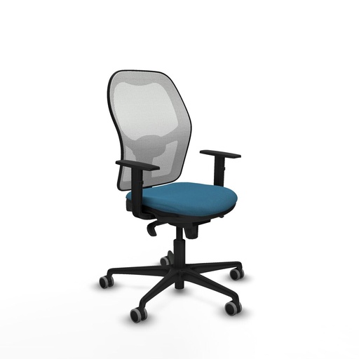 Office Chair Piqueras y Crespo 1D036G0 White Petroleum green