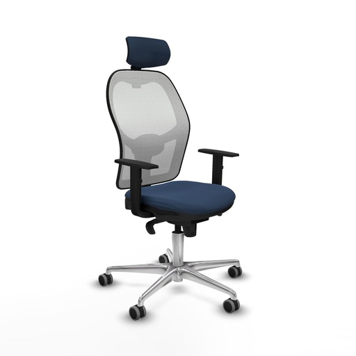 Office Chair Piqueras y Crespo 1D086G2 Navy Blue
