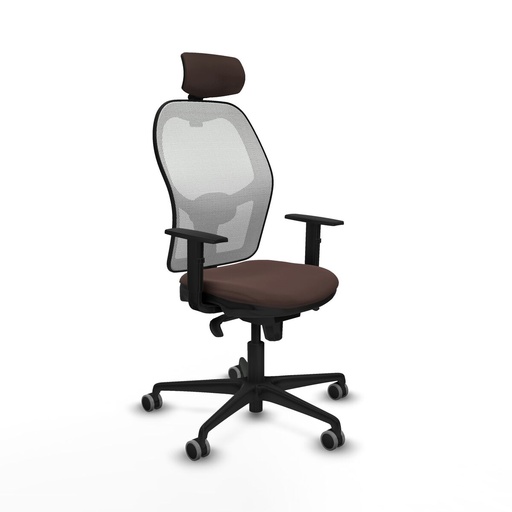 Office Chair Piqueras y Crespo 1D036G2 White Dark brown